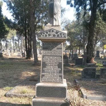 KRAUSE Otto Carl Heinrich 1852-1941 &amp; Jemima Cornelia VISSER 1860-1924