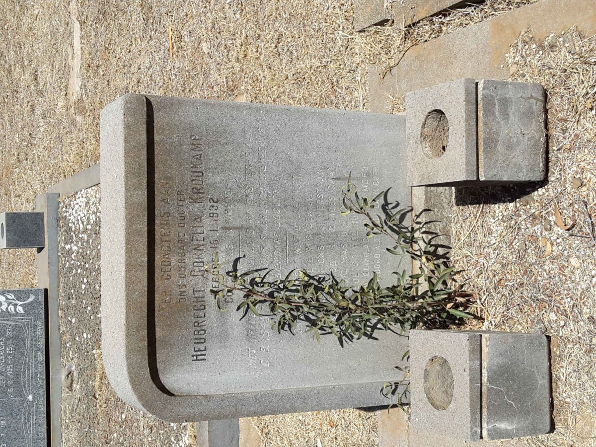 KROUKAMP Heubrecht Cornelia 1932-1949