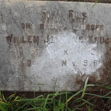 KRUGER Willem Jacobus 1883-1936
