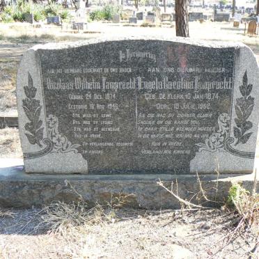 LAMPRECHT Nicolaas Wilhelm 1874-1946 &amp; Engela Carolina DE KLERK 1874-1962