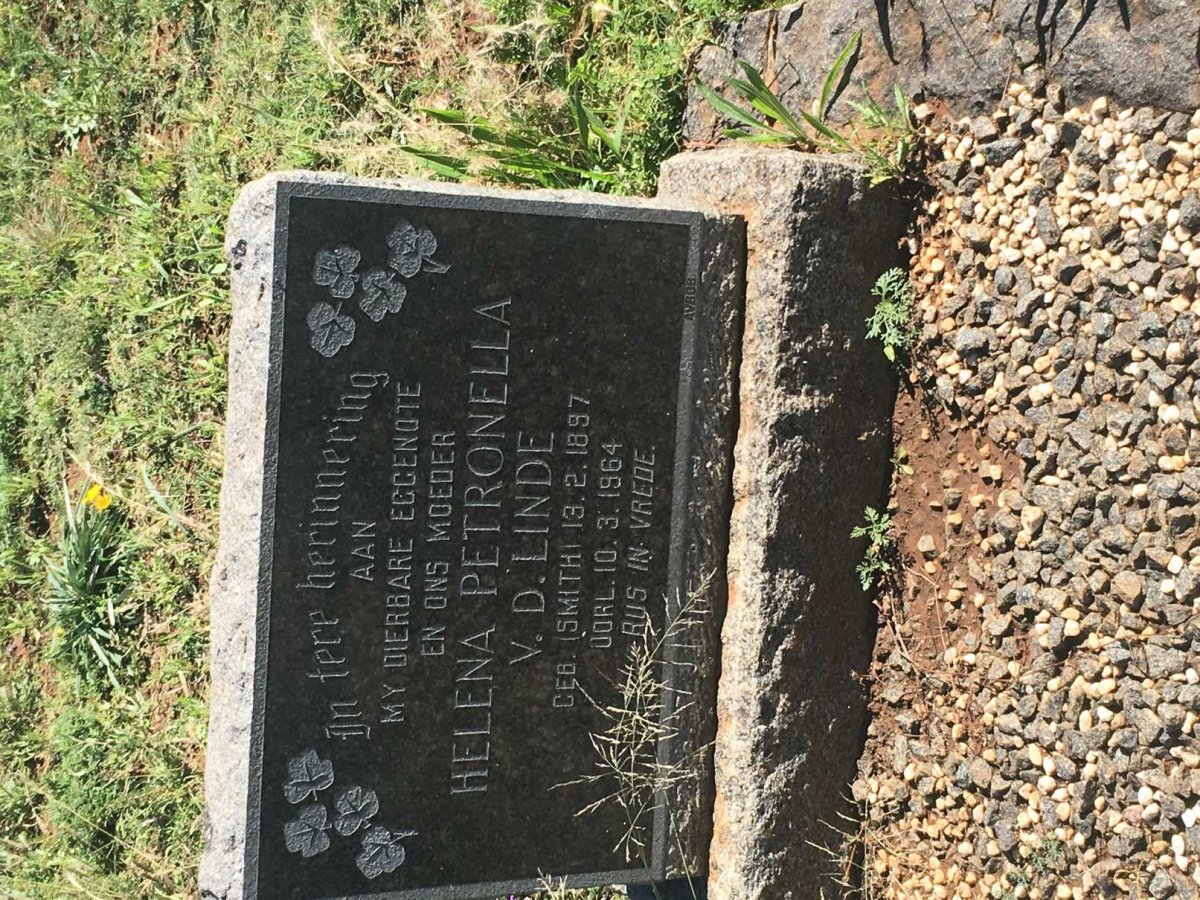 LINDE Helena Petronella, v.d. nee SMITH 1897-1964