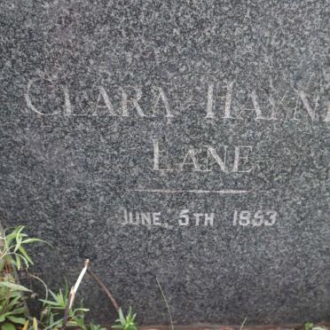 LANE Clara Haynes -1953