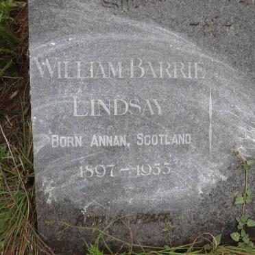 LINDSAY William Barrie 1897-1955