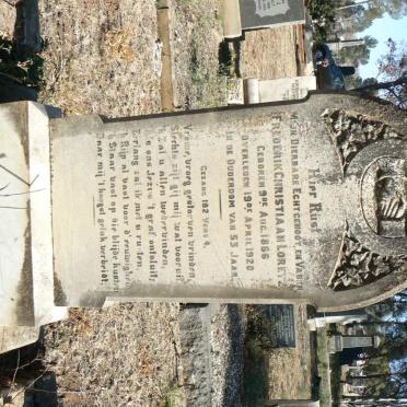 LORETZ Frederik Christiaan 1866-1920