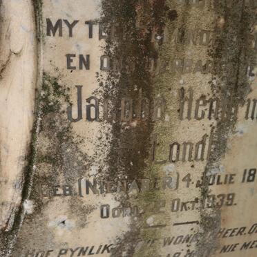 LONDT Jan 1888-1963 &amp; Jacoba Hermina NIENABER 1890-1939