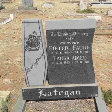 LATEGAN Pieter Faure 1901-1981 &amp; Laura Aimee 1903-1995