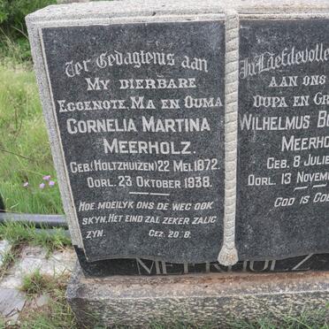MEERHOLZ Wilhelmus Borchardus 1871-1955 &amp; Cornelia Martina HOLTZHUIZEN 1872-1938
