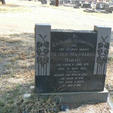 MARAIS Hester Magdalena 1879-1970