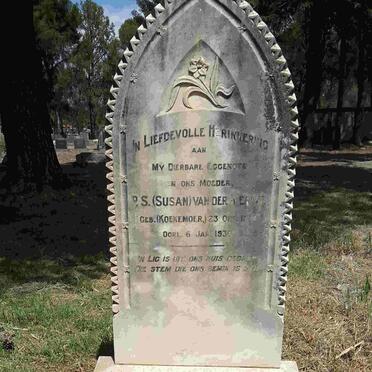 MERWE P.S., van der nee KOEKEMOER 18??-1930