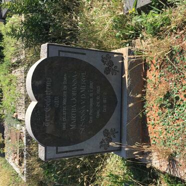 MERWE Martha Johanna Susanna, v.d. nee PRETORIUS 1887-1965