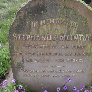 MEINTJES Stephanus -1940