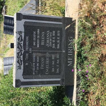 MEIRING Frans Engelbertus 1899-1967 &amp; Helena Johanna DU TOIT 1898-1979