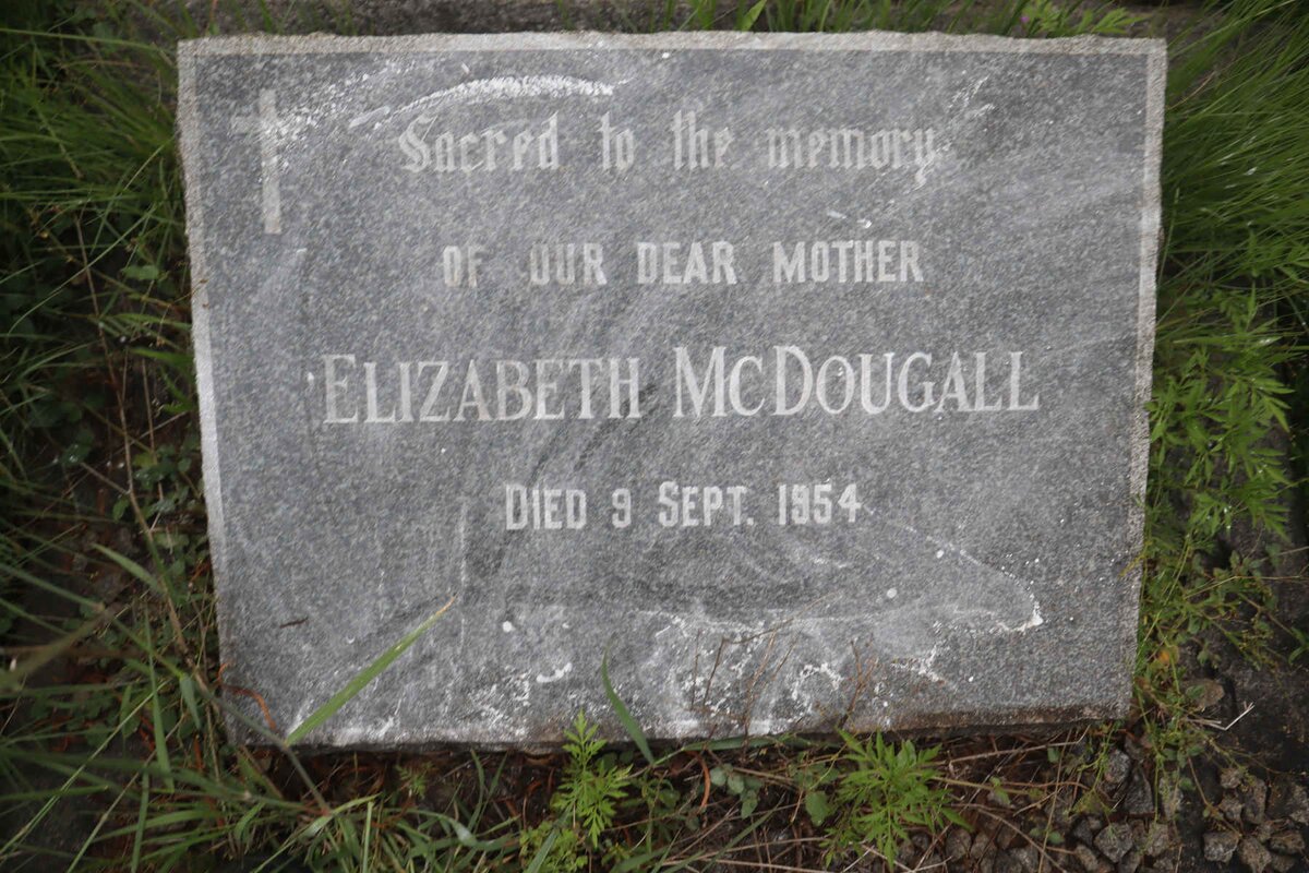 MCDOUGALL Elizabeth -1954