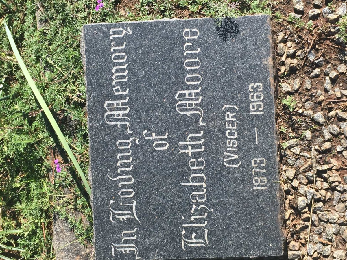 MOORE Elizabeth nee VISCER 1873-1963