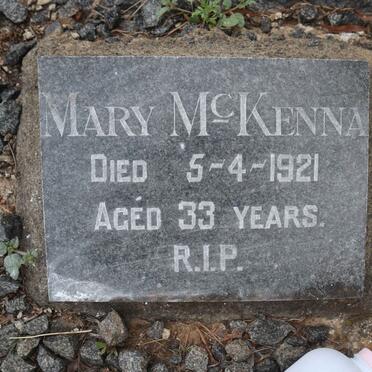 MCKENNA Mary -1921