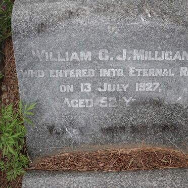 MILLIGAN William G.J. -1927