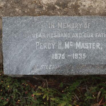 MCMASTER Percy H. 1875-1935