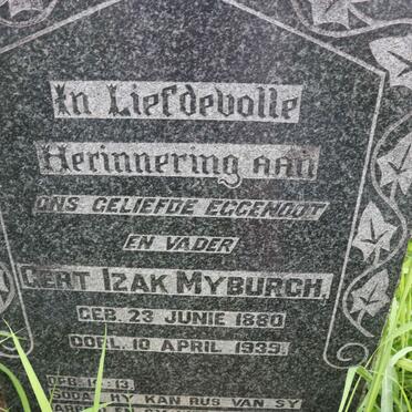MYBURGH Gert Izak 1880-1939