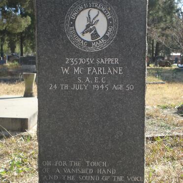 McFARLANE W. -1945