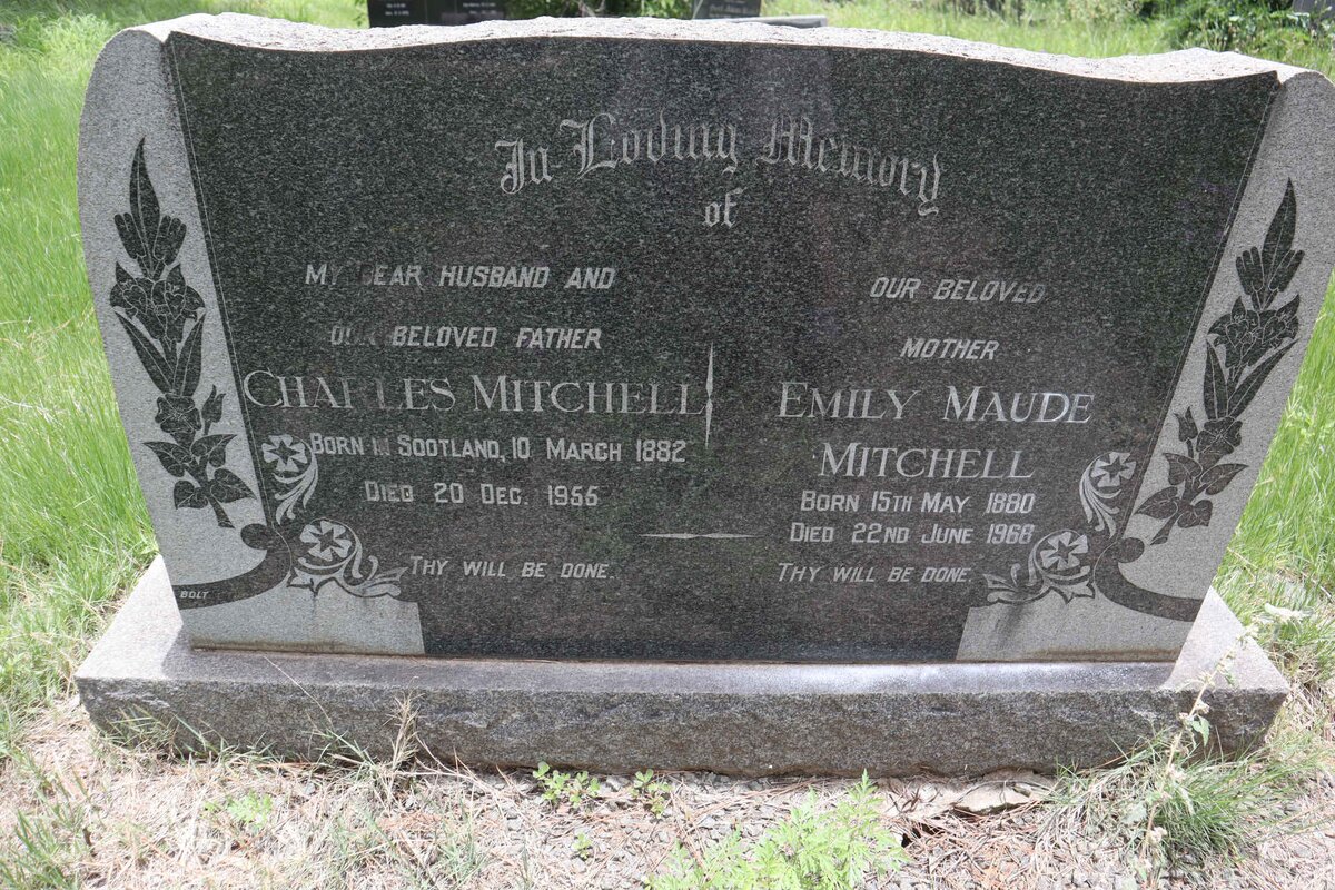 MITCHELL Charles 1882-1955 &amp; Emily Maude 1880-1968