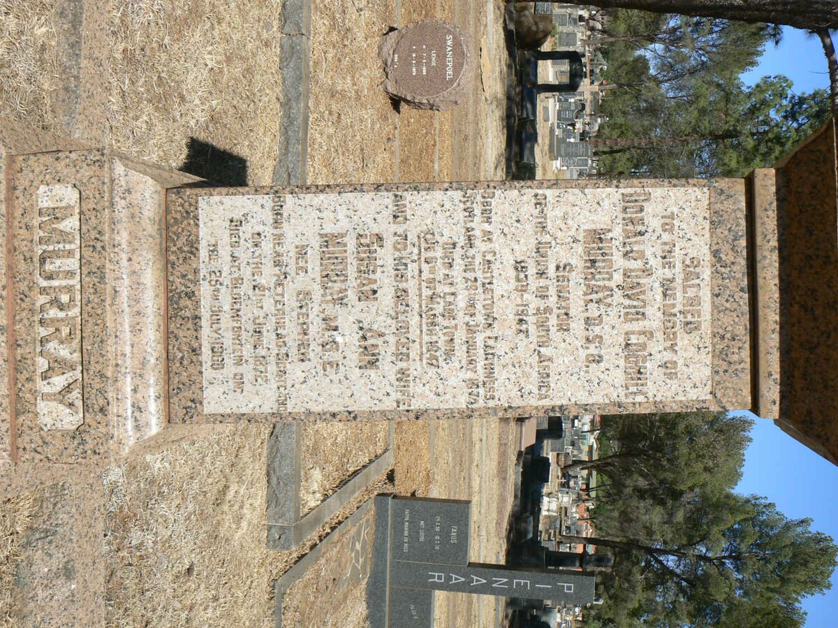 MURRAY Donald David Coghill 1874-1947 &amp; Susan Ann STEPHEN 1872-1960