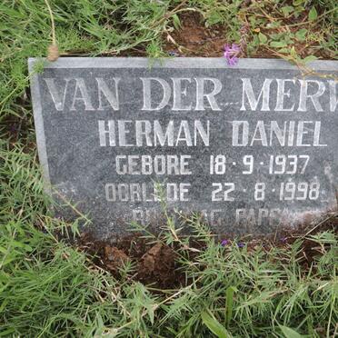 MERWE Herman Daniel, van der 1937-1998
