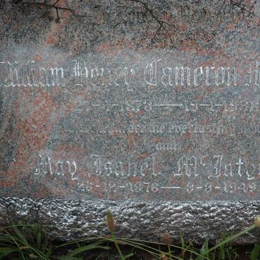 Mc INTYRE William Henry Cameron 1873-1938 &amp; May Isabel 1876-1949