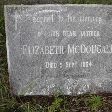 MCDOUGALL Elizabeth -1954