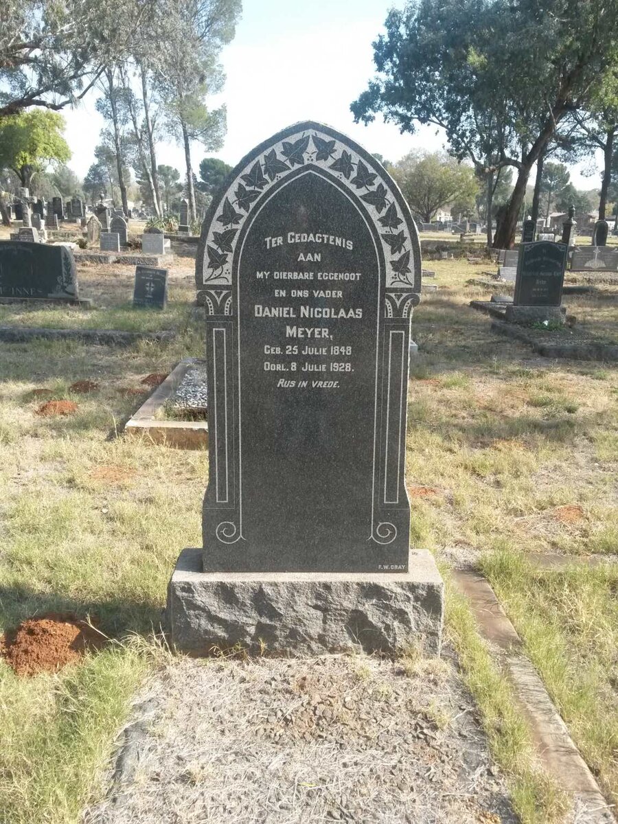 MEYER Daniel Nicolaas 1848-1928