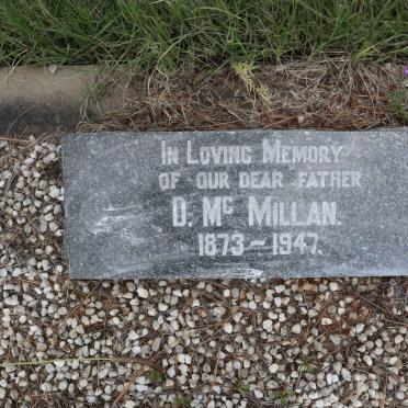 MCMILLAN D. 1873-1947