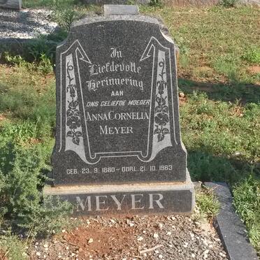 MEYER Anna Cornelia 1880-1963