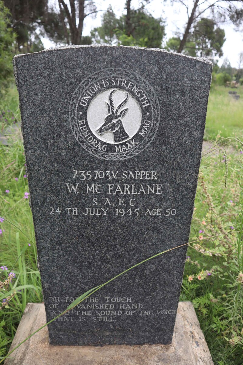 MCFARLANE W. -1945