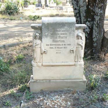 MAARTINS Anna Maria nee OOSTHUIZEN 1909-1937