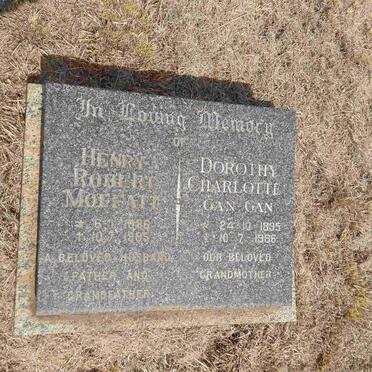 MOFFATT Henry Robert 1886-1985 &amp; Dorothy Charlotte 1895-1966