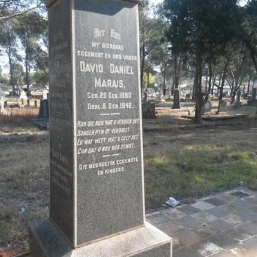 MARAIS David Daniel 1880-1942