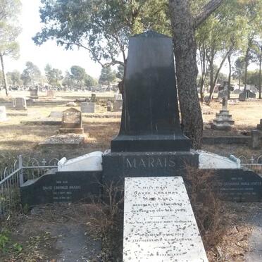 MARAIS David Erasmus 1855-1927 &amp; VENTER Hester Catharina Maria voorheen MARAIS nee LANDMAN 1884-1965