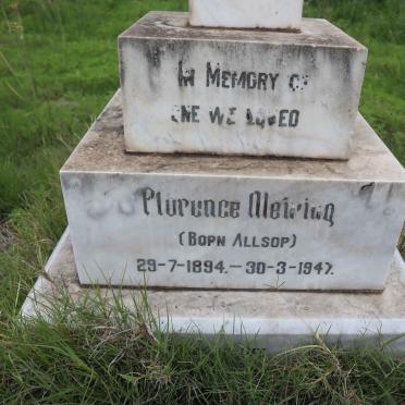 MEIRING Florence nee ALLSOP 1894-1947