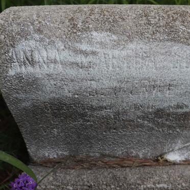 MERWE Anna Martha S?, van der