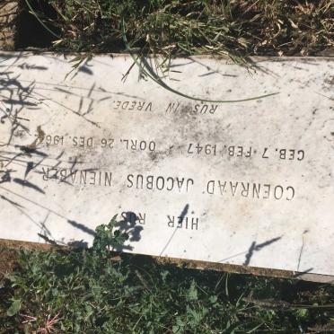 NIENABER Coenraad Jacobus 1947-1964