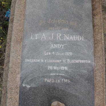NAUDE A.J.R. 1920-1941