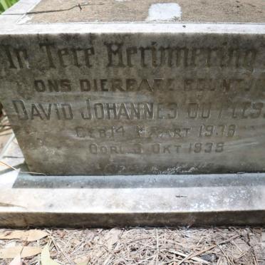 PLESSIS David Johannes, du 1938-1939