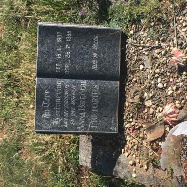 PRETORIUS Anna Breggie 1907-1965