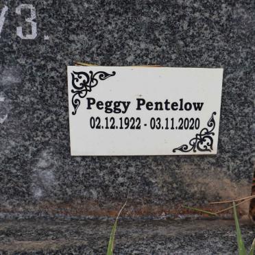 PENTELOW Peggy 1922-2020