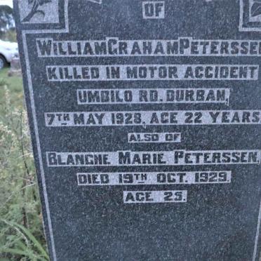 PETERSSEN William Graham -1928 :: PETERSSEN Blanche Marie -1929