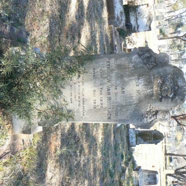 ROOIJEN Petrus W., van 1890-1918