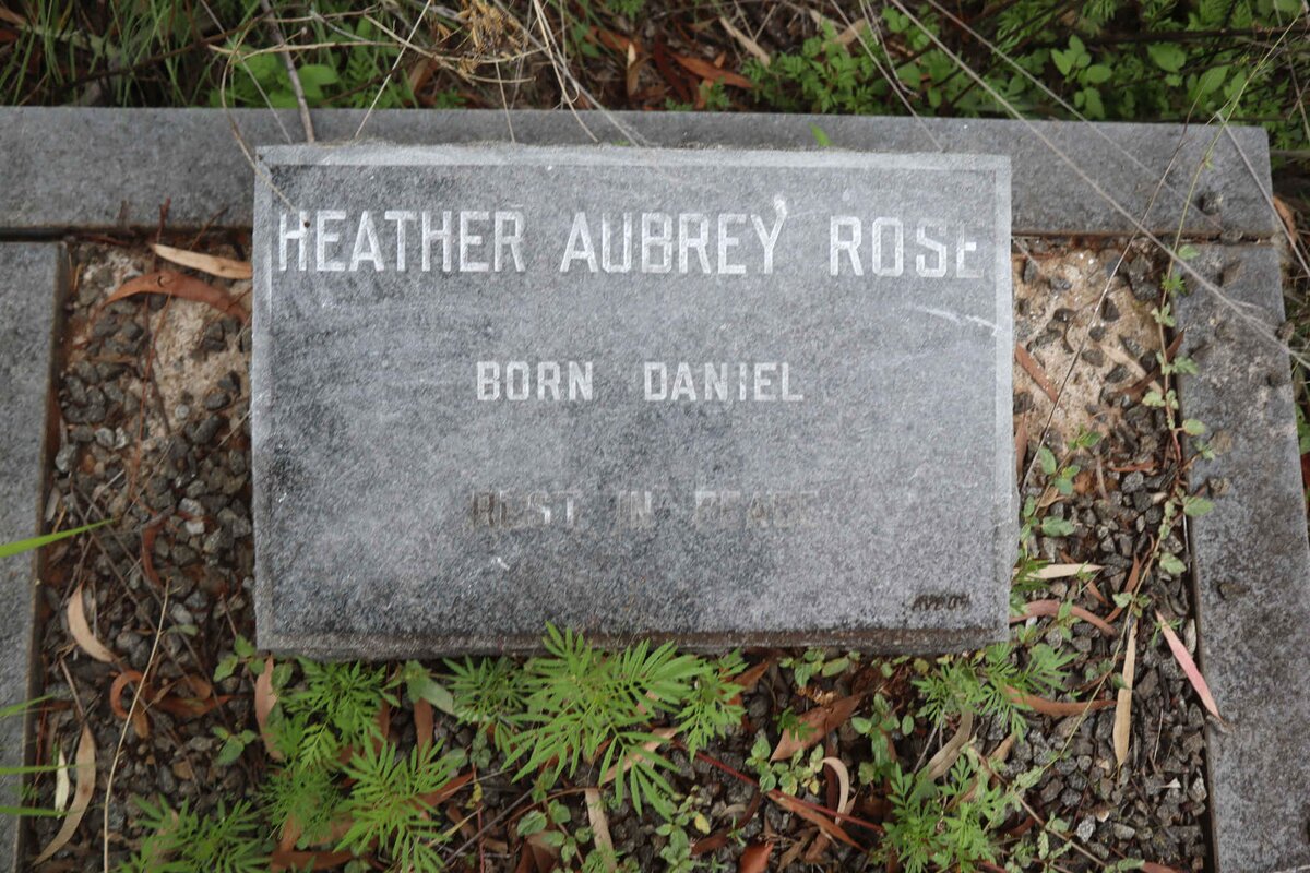ROSE Heather Aubrey nee DANIEL