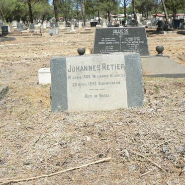 RETIEF Johannes 1868-1942