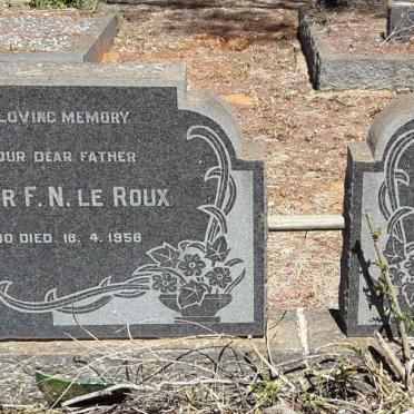 ROUX F.N., le -1956 &amp; Irene -1958