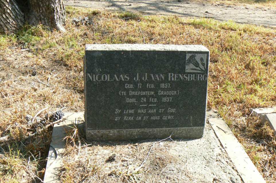 RENSBURG Nicolaas J.J., van 1857-1937