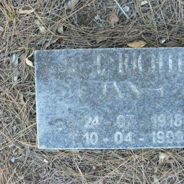 RICHTER Jan 1918-1999